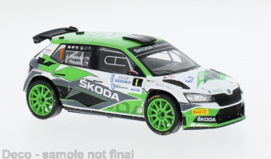 Skoda Fabia Rally2 EVO No.1 Bohemia Rallye 2021 Kopecky/Hlousek - 1:43